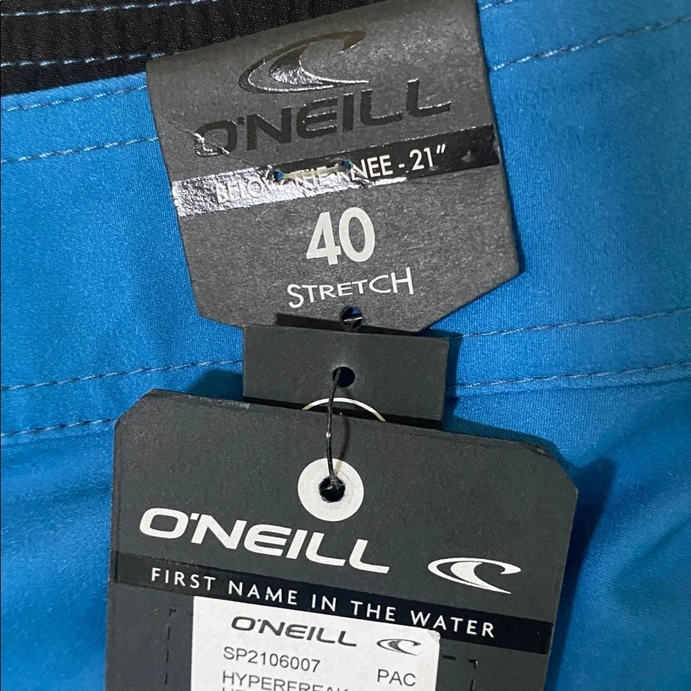 O'Neill Hyperfreak Men’s Gradient Stripe Board Shorts Size 40